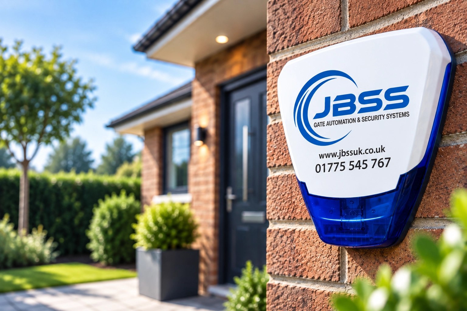 Intruder alarm system installed by JBSS UK in Spalding
