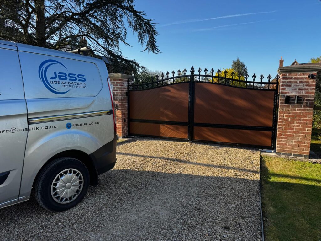 Automatic entrance gates in Peterborough | JBSS UK Gate Automation & Security Systems Specialist